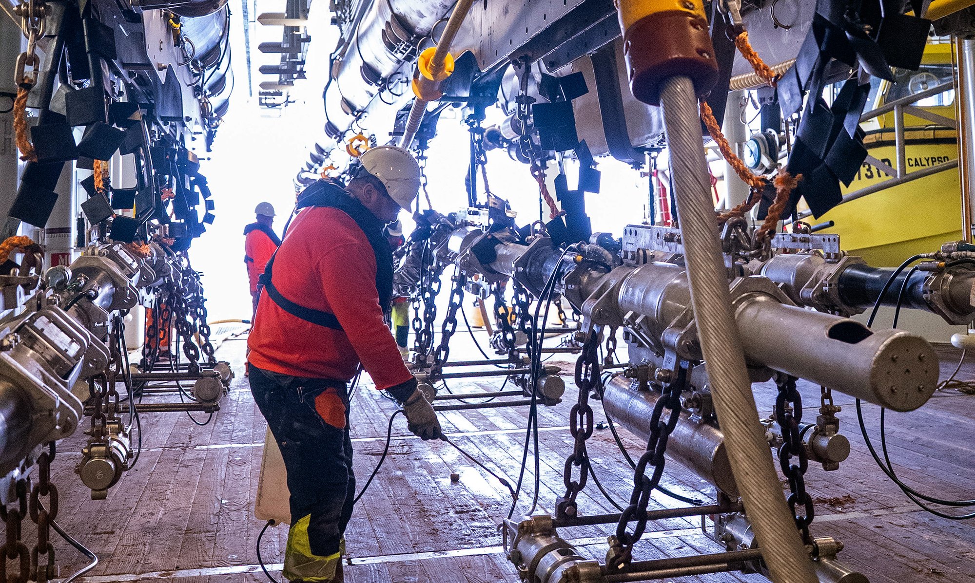 TGS Ramform Atlas - Back Deck Image Engineer TGS Ramform Atlas - Back Deck Image Engineer